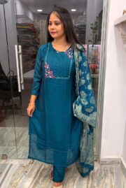 Vichitra Silk 3-Piece Set - Image 2