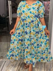 Pure Jaipur Cotton Frock - Image 2